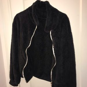 Black Fuzzy Jacket